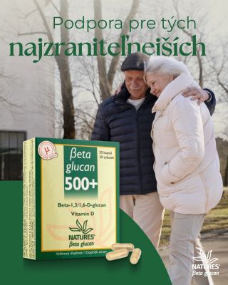 👵👴 Na zdraví našich blízkych záleží najviac. 🌟 Beta Glucan 500+ je ideálna podpora imunity pre tých najzraniteľnejších. S...