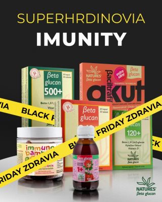 💚 BLACK FRIDAY ZDRAVIA je tu! 💥 Tento rok stavte na to najcennejšie – svoje zdravie. Naši superhrdinovia imunity 🦸‍♂️🦸‍♀️...